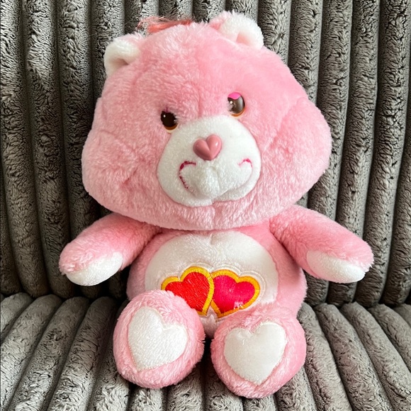 VINTAGE Kenner CARE BEAR Love-a-Lot bear 1980’s American Greetings *PLEASE READ* - Picture 4 of 17